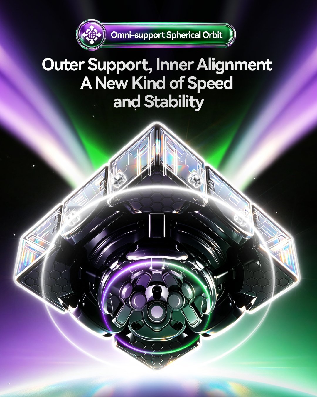 GAN17 MagDrive omni-support spherical orbit