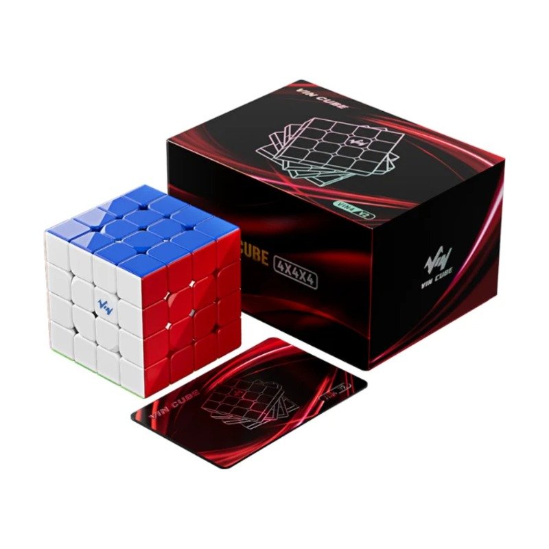 Vin 4x4 V2 Apex 4x4 speedcube with box and collection card